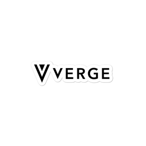 Verge Black Sticker vergecurrency.myshopify.com
