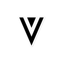 Load image into Gallery viewer, Verge Black Logo Sticker vergecurrency.myshopify.com