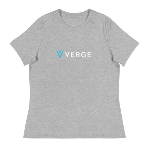 Women's Verge Currency Text Logo T-Shirt