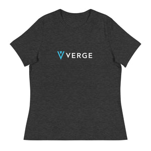 Women's Verge Currency Text Logo T-Shirt
