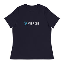 Load image into Gallery viewer, Women&#39;s Verge Currency Text Logo T-Shirt